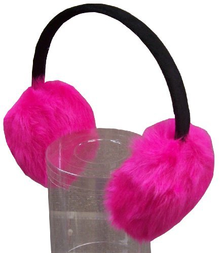 N'Ice Caps Unisex Soft Plush Faux Fur Adjustable Earmuff for All Ages