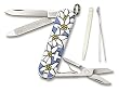 Victorinox Swiss Army Classic Edelweiss Pocket Knife (Blue)