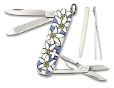 Victorinox Swiss Army Classic Edelweiss Pocket Knife (Blue)