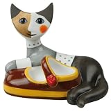 Rosina Wachtmeister Porcelain Cat Figurine - La Mia Scarpa Preferita