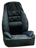 Coverking SPC 13 Black Luxury High Back Single Seat Cover