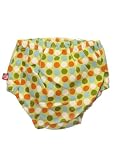 Celery Dot Diaper Cover by Zutano - Multi-colored - 0-6 Mths