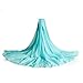 Ysiop Women 100% Silk Solid Scarf Oversize Sunscreen Shawl Infinity Beach Wrap
