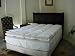 Imperial Queen White Goose Down Feather Bed with Down Pillow Top Design - 2 Layers