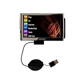 Retractable USB Cable for the Archos 7 with Power Hot Sync and Charge capabilities – uses Gomadic TipExchange Technology