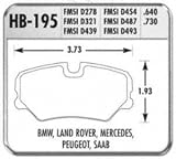 Hawk Performance HB195F.640 HPS Brake Pad