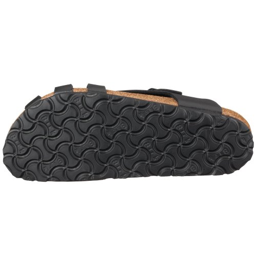 Birkenstock Arizona 51793, Unisex - Erwachsene Clogs & Pantoletten aus Birko-Flor, Schwarz (Schwarz), EU 42 (schmal)