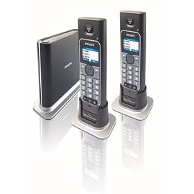Philips VOIP4332 VOIP Compatible Digital Cordless Telephone Twin Pack