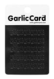 Garlic Card - Purees Garlic Quickly & Easily - Black