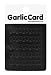 Kitchen & Housewares : Garlic Card - Purees Garlic Quickly & Easily - Black