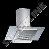 Produkt-Bild: Wandhaube Rise Deluxe RIV 685E 60 cm Edelstahl - Klarglas