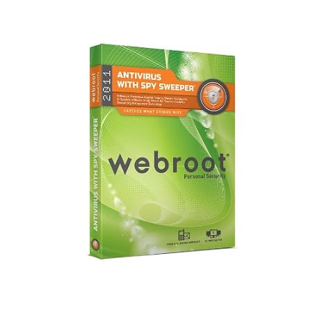 Webroot AntiVirus with Spy Sweeper 1-User