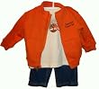 Timberland Baby Boys 3 Pc. Outfit Sweatshirt, Shirt & Jeans Size 18 Months