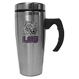 LSU Tigers Contemporary Travel Mug - NCAA College Athletics - Fan Shop Sports Team Merchandise