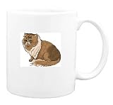 Mug with cat, himalayan, feline, maltese