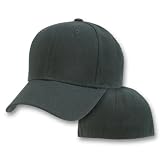 Plain Fitted Hat - Black