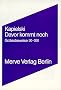 Davor kommt noch. Gottesbeweise IX-XIII