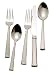 Waterford Celtic Braid Matte 18/10 Stainless Steel 5-Piece Place Setting, Service for 1