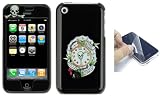 Love Kills Slowly Designer Snap-On Case Cover with Screen Protector Shield ALL for Apple iPhone 4gb 8gb 16gb 1st Generation ONLY (iPhone NOT included)