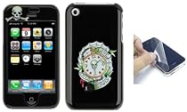 Love Kills Slowly Designer Snap-On Case Cover with Screen Protector Shield ALL for Apple iPhone 4gb 8gb 16gb 1st Generation ONLY (iPhone NOT included)