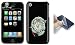 Love Kills Slowly Designer Snap-On Case Cover with Screen Protector Shield ALL for Apple iPhone 4gb 8gb 16gb 1st Generation ONLY (iPhone NOT included)