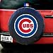 Chicago Cubs MLB Spare Tire Cover (Black) Image