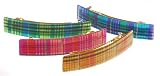 France Luxe Classic Rectangle Barrette - Faro Plaid
