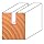Freud 04-111 7/32-Inch Diameter by 3/4-Inch Double Flute Straight Router Bit with 1/4-Inch Shank