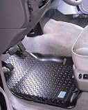 Husky Front Seat Floor Liners - Black, for the 2007 Jeep Wrangler