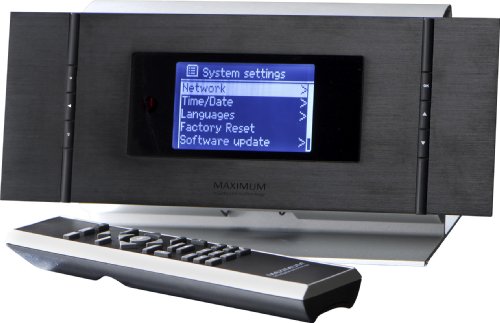 Kjaerulff1 Maximum MR 2000 Internet-Radio (Dot Matrix LC-Display, FM-/DAB+ -/Wifi-Tuner, USB 2.0) schwarz