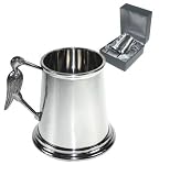 Personalised 1/4 PT Stork Tankard Christening Gift Engraved Free
