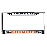 Express Denver Broncos Chrome License Plate Frame