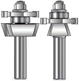 MLCS 8837 2-Piece Matched Rail and Stile Set Shaker Profile Router Bits