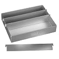 Alan Silverwood Silver Anodised 8x6inch Battenberg Cake Pan