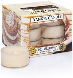 Yankee Candle Gingerbread Maple 12 Tea Lights