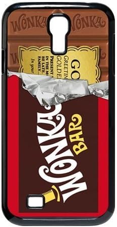 PanBox Funny Pessonalized Willy Wonka GOLDEN Ticket Chocolate Bar Style Phone Case for Samsung Galaxy s4 S IV i9500 Best Hard Plastic Samsung Cover