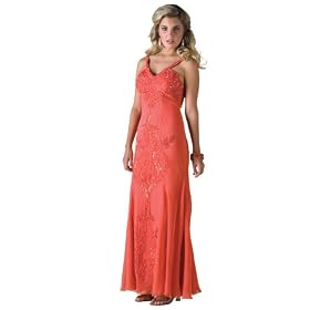Formal Evening Gown. Silk Beaded Tank Dress for Prom, Party, Wedding by Sean Collection (50107)