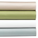Pike Street 600-Thread Count 100% Cotton Sateen Queen Sheet Set, Oatmeal