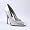 Seduce 5 Inch Womens Sexy High Heel Silver Pump Shoe Size: 7