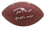 Tom Brady Autographed Duke Pro Football with 2007 NFL MVP Inscription