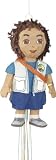 Go Diego, Go! Shaped 18in x 10in Pull String Pinata