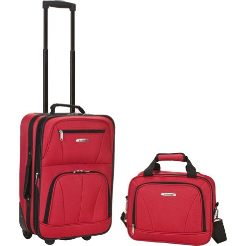 Rockland Luggage Rio 2 Piece Carry On Luggage Set