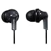 Panasonic RP-HJE120E-K Ergo Fit Ear Canal Headphones - Black
