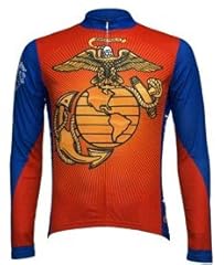 Primal Wear Men's Long Sleeve US Marines Cycling Jersey - XXL 