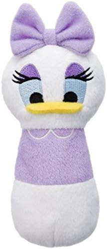 Japan Disney Official Daisy Duck - Cute Mascot Rattle Rock Maracas Musical Educational Squishy Squeeze Doll for Fun Pink Color Baby Teether Soft Animal Plush Wonderful Gift