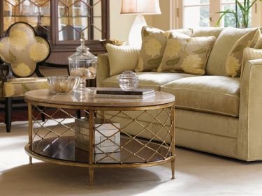 Athene Cocktail Table by Lexington - Corsica Finish (339-945C)