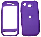Purple Rubberized Case Cover Protective SNAP-ON for Samsung A877 Impression ....