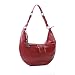 Besace HOBO sac porté épaule BOHO Rouge, signé BACCINI - en cuir