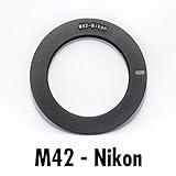 EzFoto M42 Screw Mount lens to Nikon Camera adapter