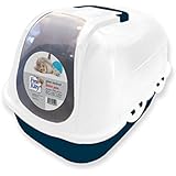 Royal Pet Incorporated Enclosed Litter Pan, Dark Blue/Charcoal, Large